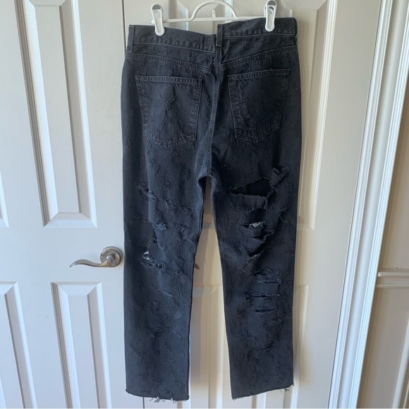 Agolde Criss Cross Straight Jeans Feverish - Picture 3 of 12